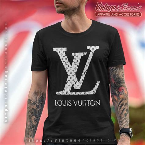 louis vuitton monogram printed classic shirt|louis vuitton logo t shirt.